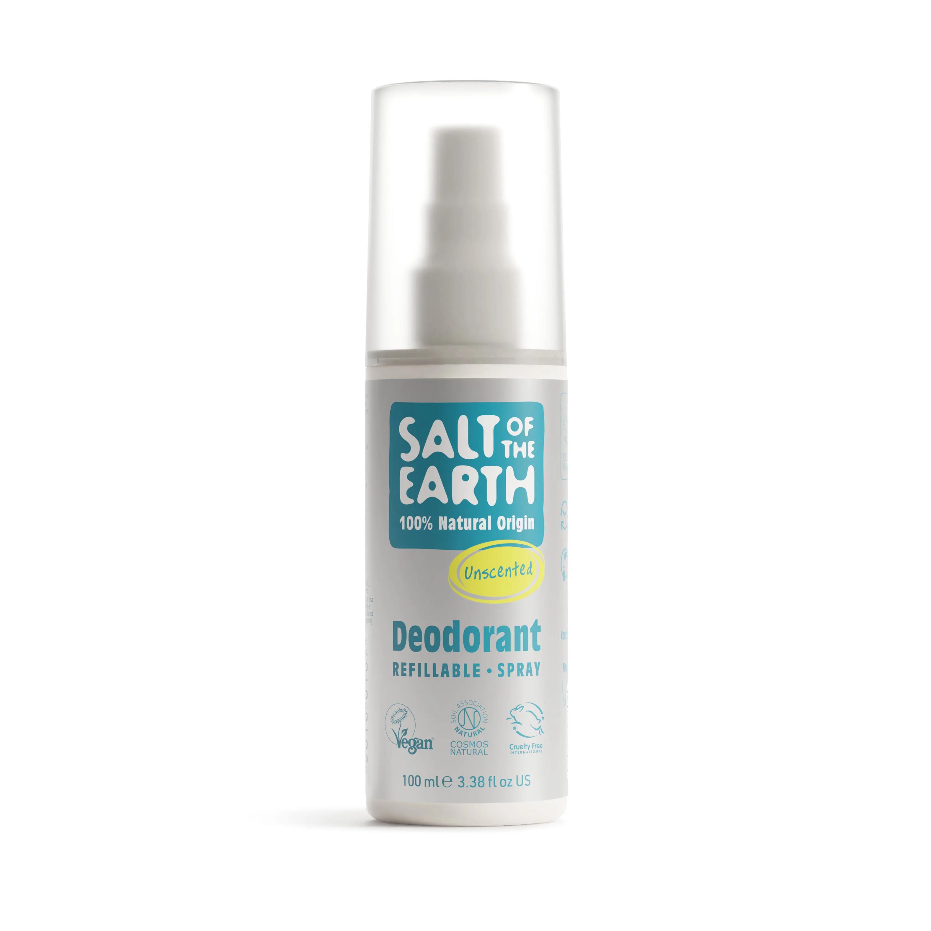 Deodorant natural spray fără parfum 100 ml