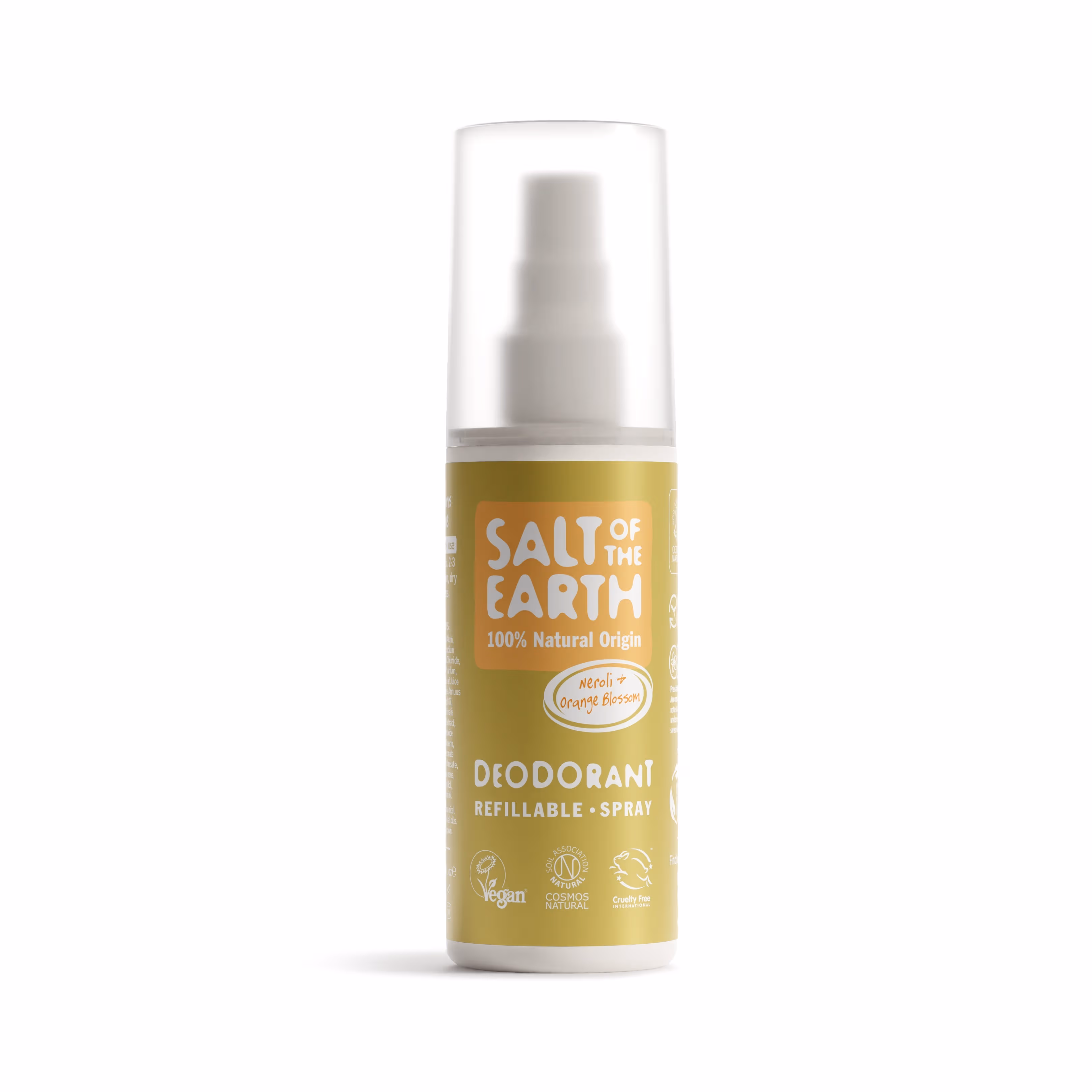 Deodorant natural spray Amber & Sandalwood 100 ml