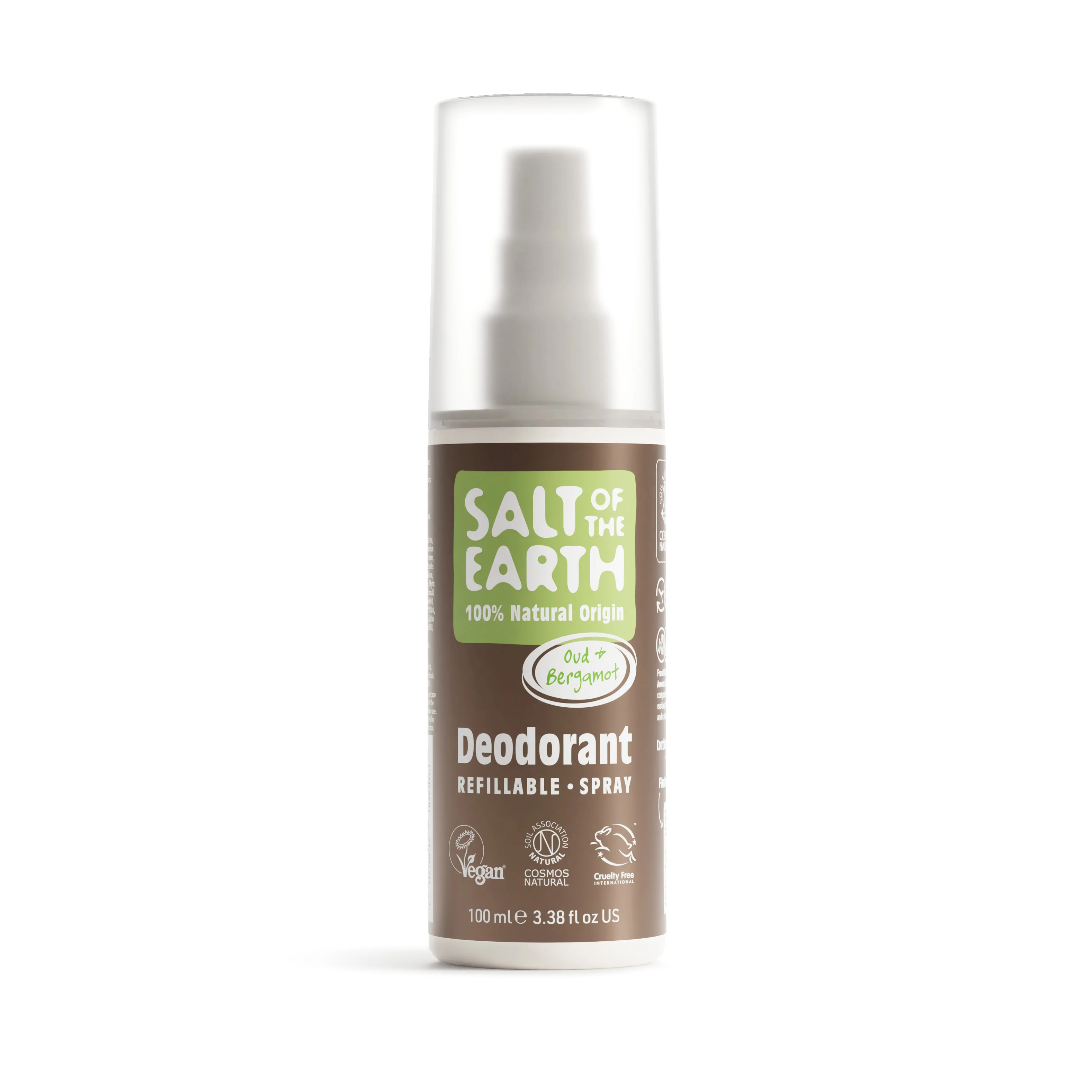 Deodorant natural spray Oud & Bergamot 100 ml